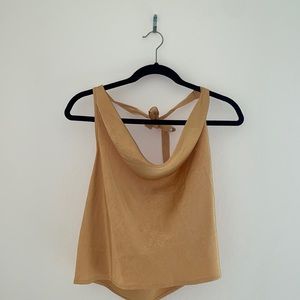 12th Tribe halter backless top